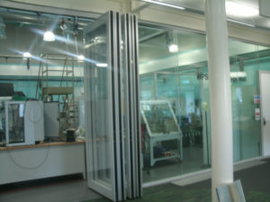 Glass Sliding Wall in HPS Technology Hall