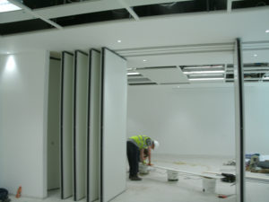 New Building Installation of Movable Walls