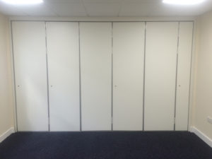 Sliding Wall partitions Closed