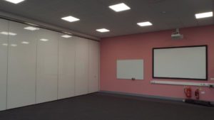 Closed Movable Walls in Classroom