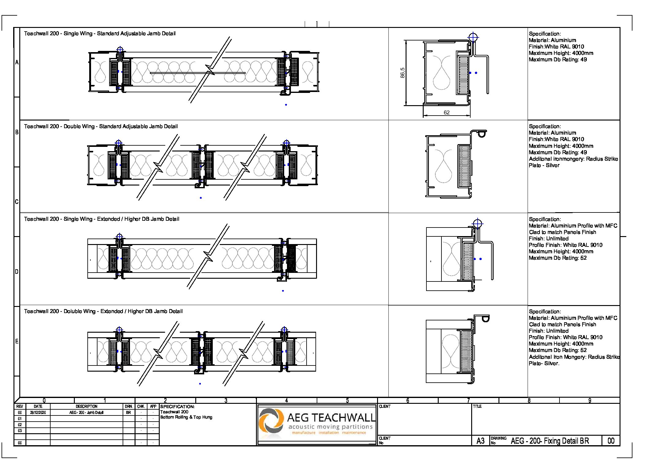 Sliding Walls, Sliding Wall Partitions and Room Dividers System