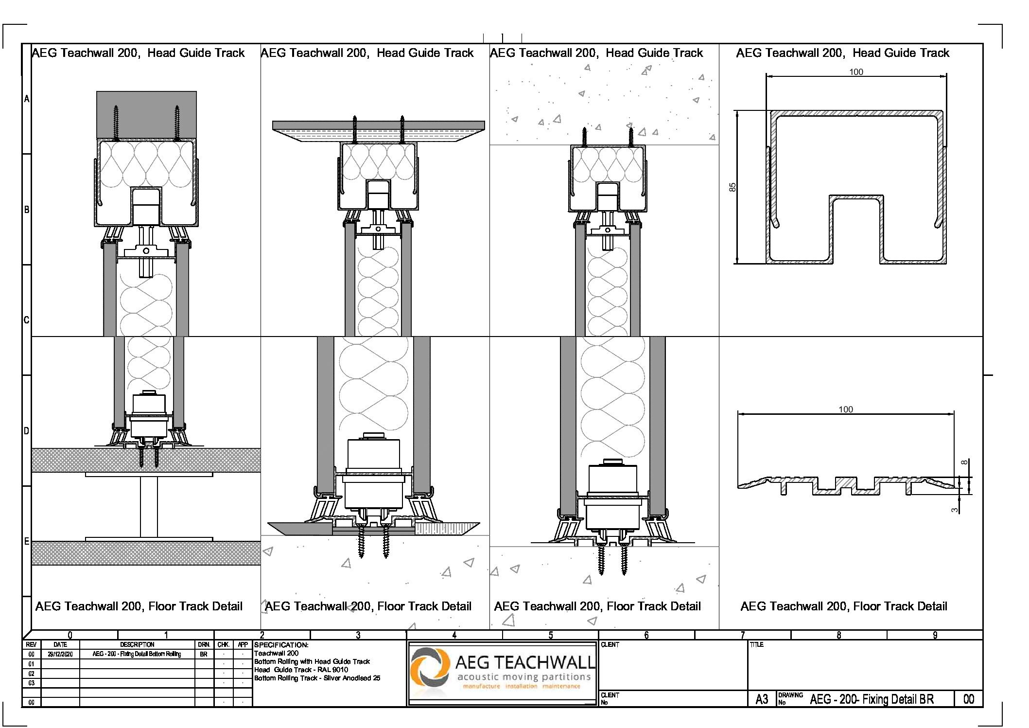 Sliding Walls, Sliding Wall Partitions and Room Dividers System