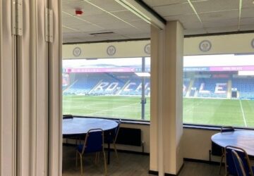 Sliding Partition Walls at Rochdale FC