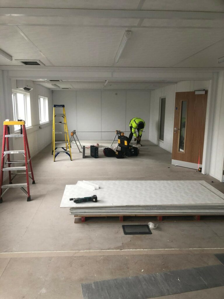 Partitions Being Installed